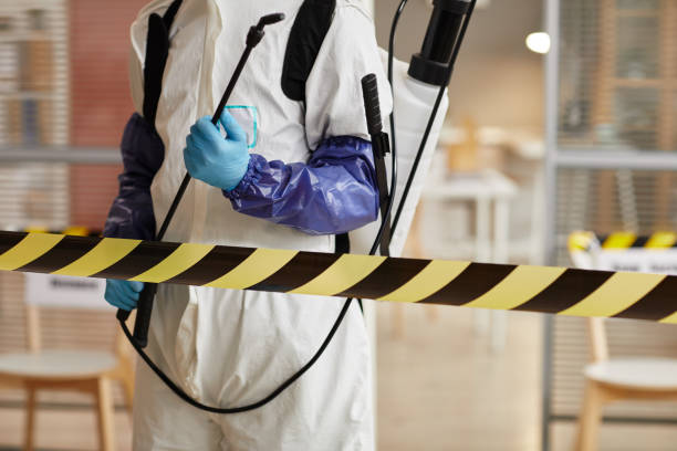 Professional Blood Cleanup technician working in Highland, NY